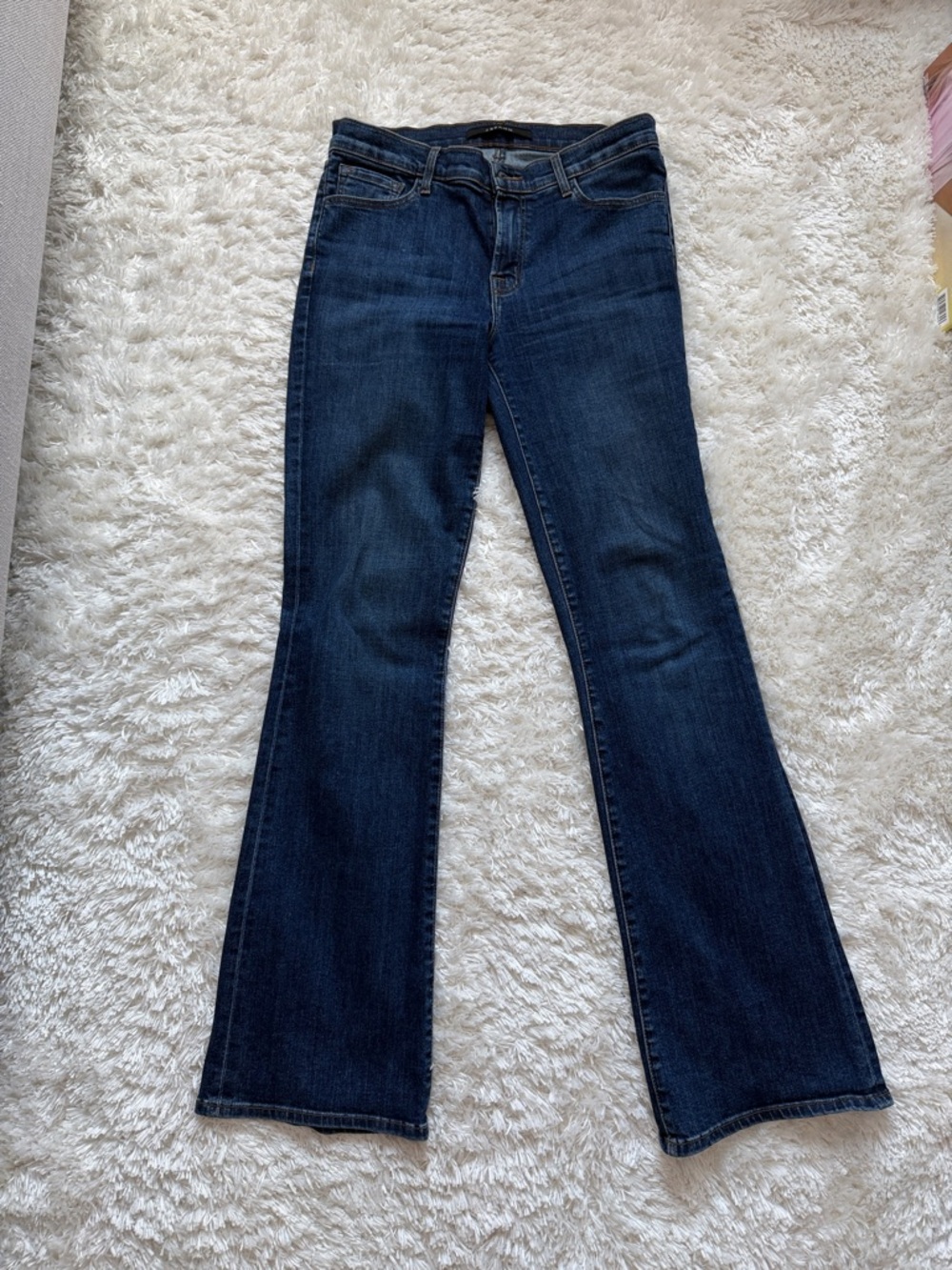 J Brand Dark Blue Flare Jeans
